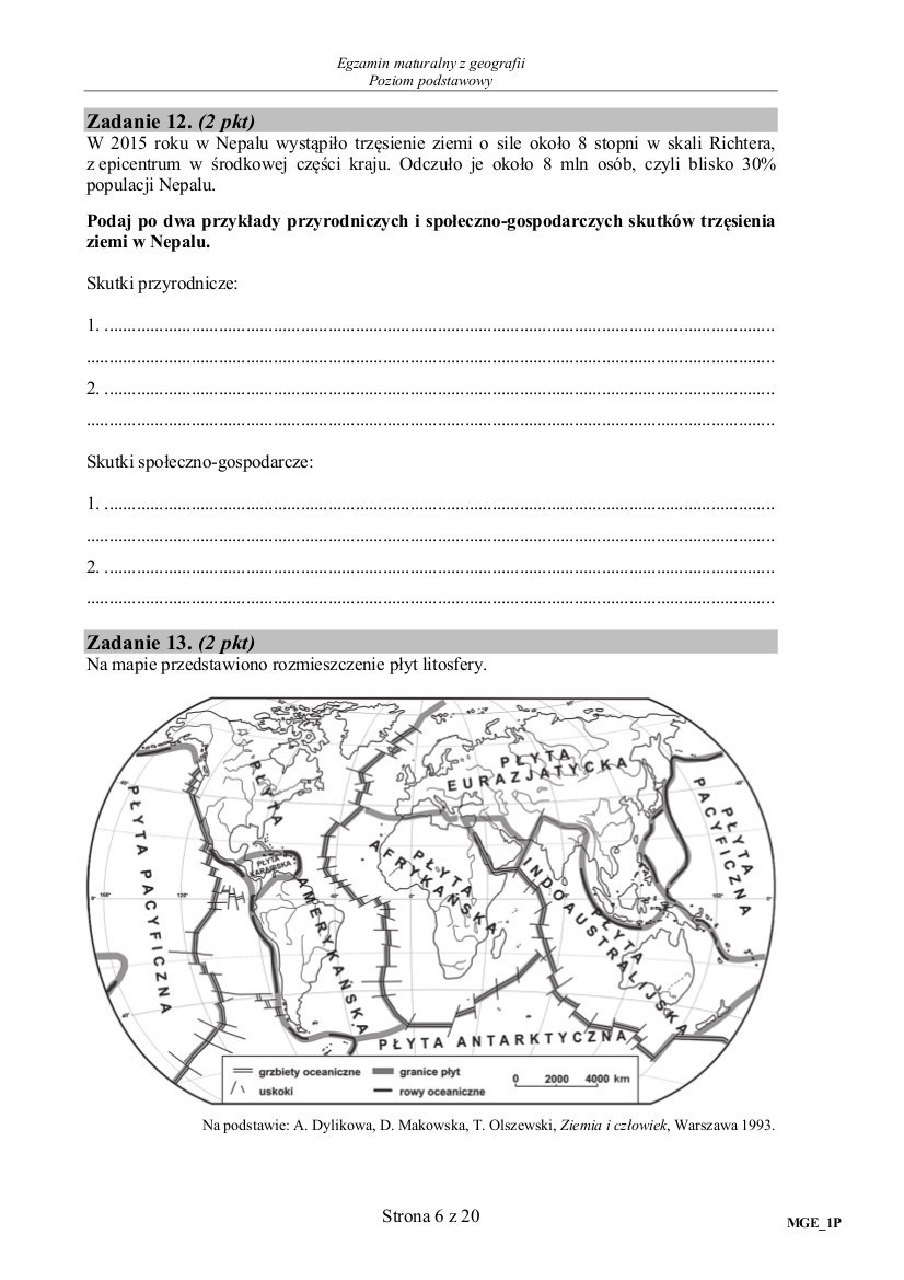 We wtorek MATURA Z GEOGRAFII 16.05.2017 tysiące uczniów w...