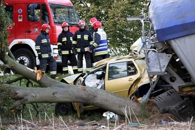 Śmiertelny wypadek w Starej Dąbrowie.