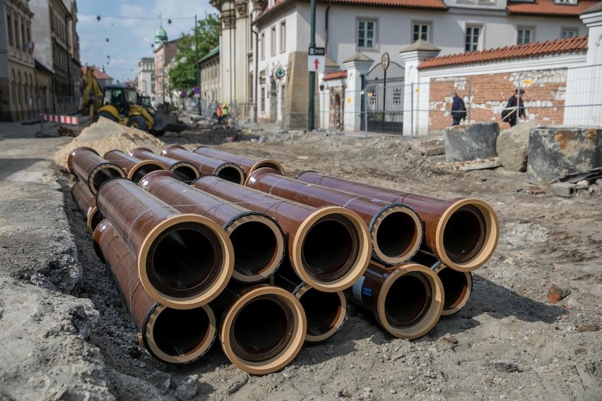 Jedną z głównych - trwających właśnie w Krakowie inwestycji...