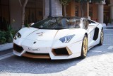 Pozłacane Lamborghini Aventador od Maatouk Design London