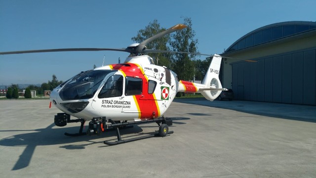 Śmigłowiec Airbus EC135 P3H Straży Granicznej.