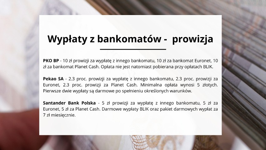 PKO BP - 10 zł prowizji za wypłatę z innego bankomatu, 10 zł...