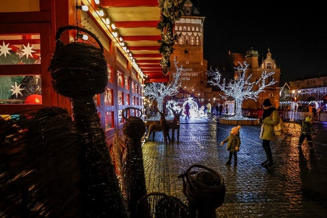 Świąteczne iluminacje w Gdańsku włączono 5.12.2020 r.
