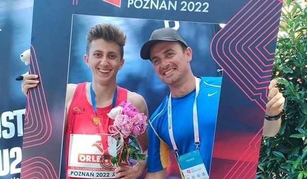 Jakub Sobura-Durma z KKL Kielce zdobył brązowy medal w biegu...