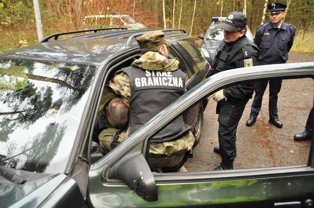 Straż graniczna szkoliła się razem z niemiecką policją.