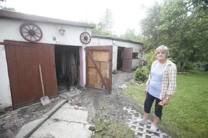 Powódź w Dąbrowie Górniczej: Podtopienia w Strzemieszycach