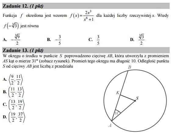 Stara matura 2016: Matematyka poziom podstawowy [ODPOWIEDZI, ARKUSZ CKE]