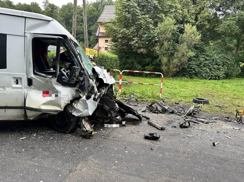Wypadek na granicy miejscowości Piekiełko i Koszary....