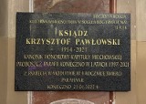 Ksiądz kanonik Krzysztof Pawłowski, wieloletni proboszcz parafii w Koniecznie, ma tablicę pamiątkową (ZDJĘCIA)