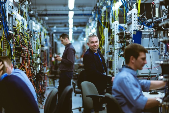 Laboratorium telekomunikacyjne wrocławskiej Nokii, mieszczącej się przy ul. Lotniczej 12. Tutaj możesz się znaleźć podczas Nocy Laboratoriów