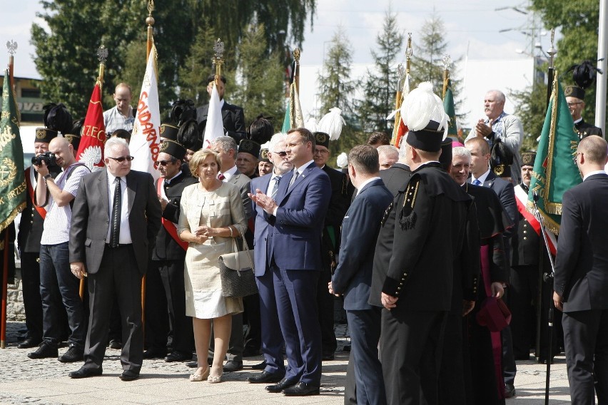 Prezydent Andrzej Duda w Jastrzębiu na uroczystościach...