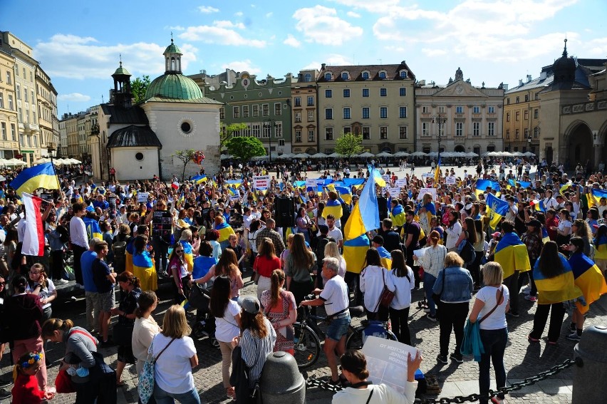 Mieszkańcy Krakowa od początku wspierają Ukraińców