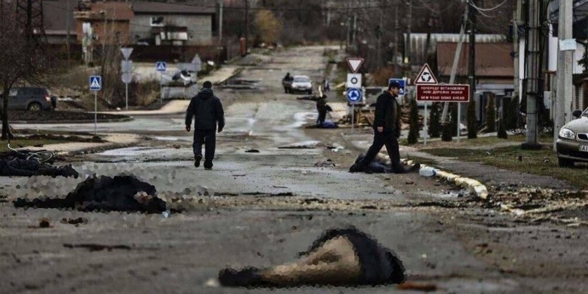 Rosjanie dokonali masakry cywilów w Buczy koło Kijowa.