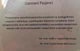 Lekarki z przychodni w Tarnobrzegu przepraszają pacjentów, że ci musieli kijem stukać w parapet