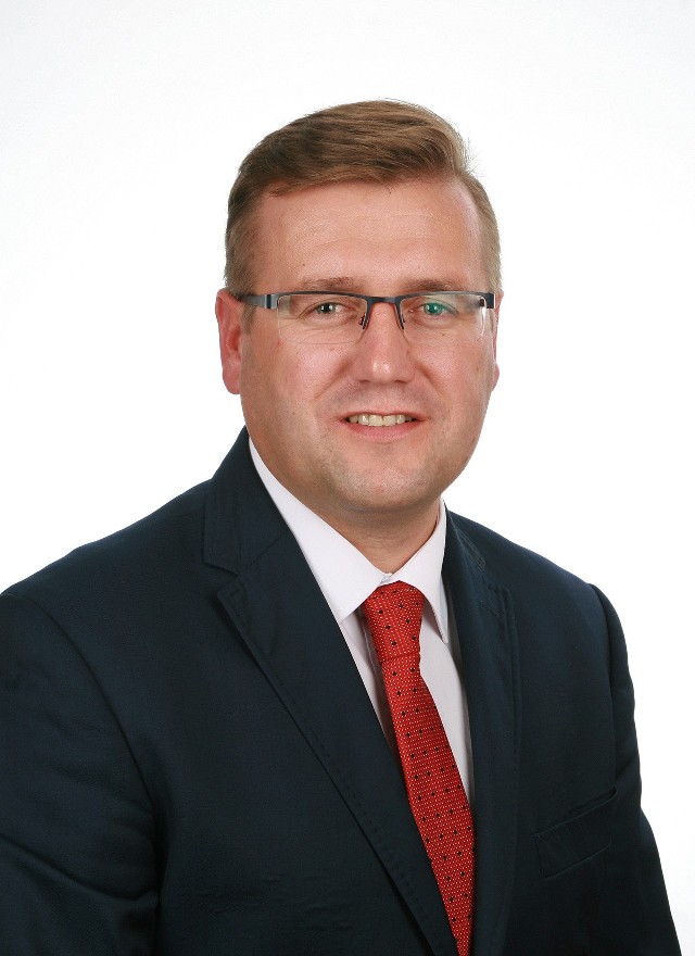 Mariusz Adamczyk, wójt gminy Mniów.