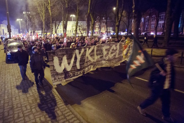 Marsz Pamięci Żołnierzy Wyklętych w Słupsku