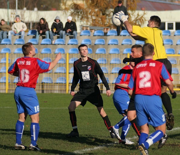 W meczu 16. kolejki IV ligi Pomorze, Gryf 95 Slupsk wygral z...