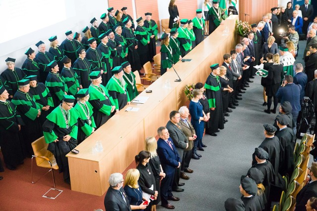 Uroczyste posiedzenie senatu Politechniki Białostockiej