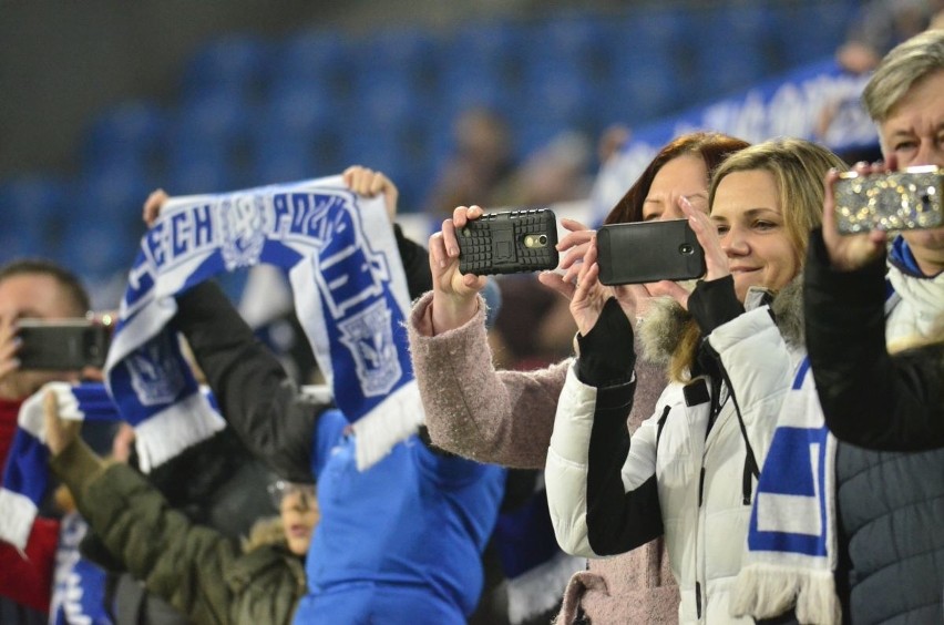 Podczas meczu Lech Poznań - Wisła Płock (2:1) atmosfera na...