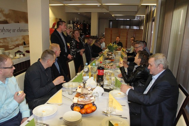 Wielkanocne spotkanie w klubie Orlęta Kielce. 