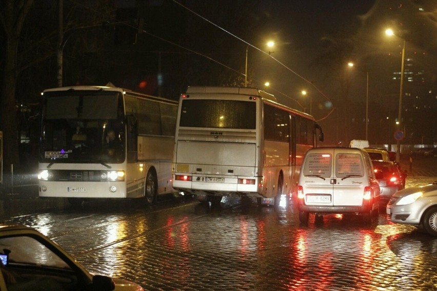 Wrocław, wypadek na skrzyżowaniu ul. Suchej i Joannitów