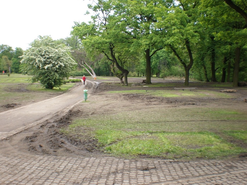 Po Festiwalu Piwa park w Leśnicy wciąż wygląda jak pobojowisko (ZDJĘCIA)