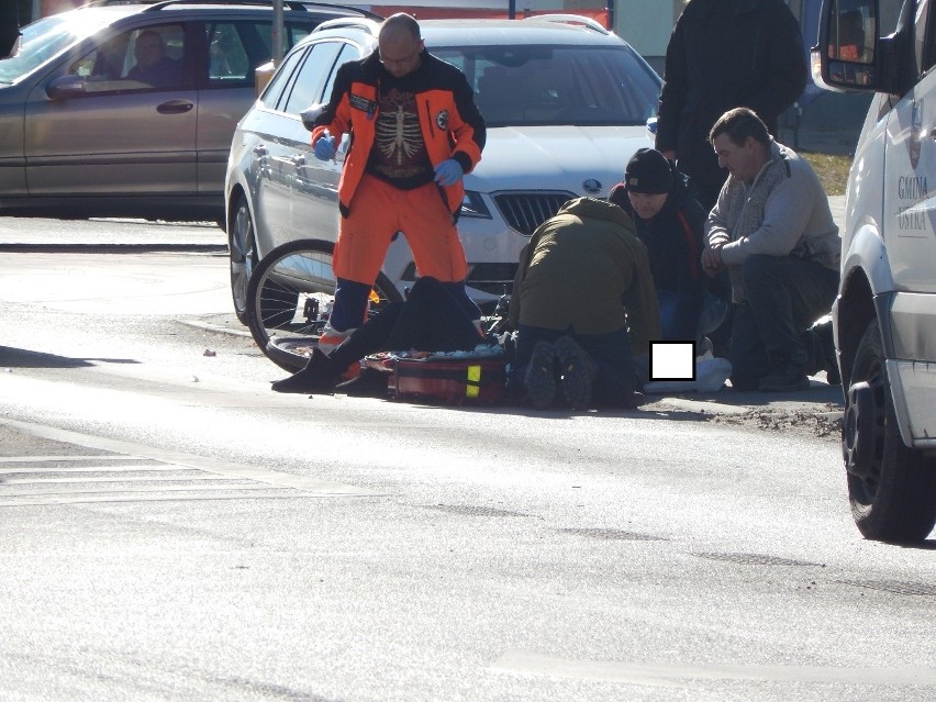 Wypadek na ścieżce rowerowej w Ustce. Rowerzystka potrąciła...