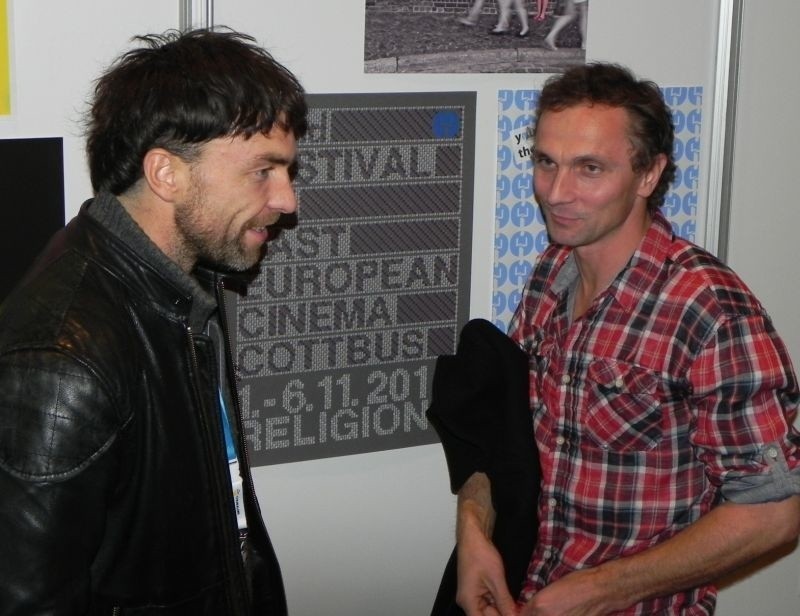 Scenarzysta Paweł Ferdek (z lewej) i reżyser "Ki” Leszek...