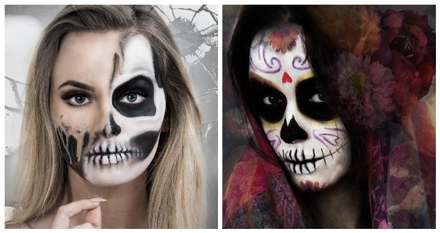 Najlepsze stylizacje i makijaż na Halloween. Top 20 strasznych pomysłów.