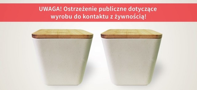 GIS wycofuje pojemnik na żywność