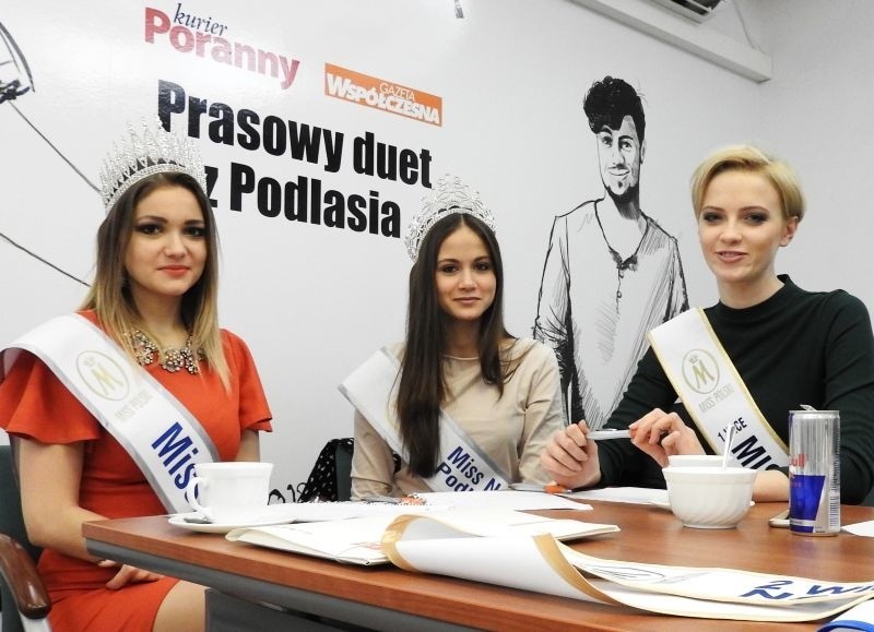 Miss Polski i Miss Podlasia 2016. Casting w redakcji Gazety Współczesnej (zdjęcia)