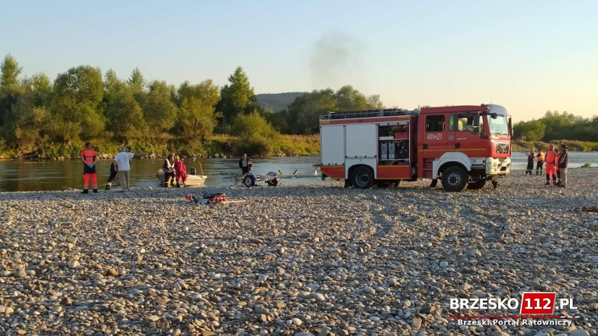 Domosławice. W Dunajcu znaleziono ciało 17-latka, który zaginął w piątek podczas kąpieli