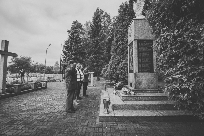 Rajd rowerowy policjantów „Szlakiem walki żołnierzy 73 Pułku Piechoty w obronie Śląska w 1939 roku” ZDJĘCIA