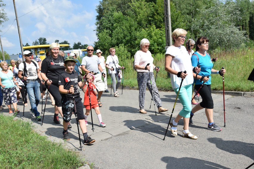 Marsz nordic walking w Zawierciu