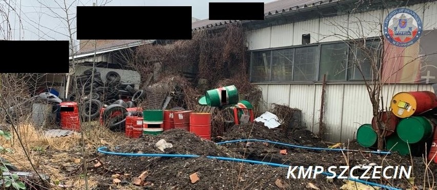 Szczecińscy policjanci zlikwidowali nielegalne składowisko odpadów