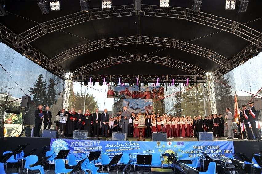 Nagroda Europy dla Słupska. Uroczyste wręczanie statuetki i...