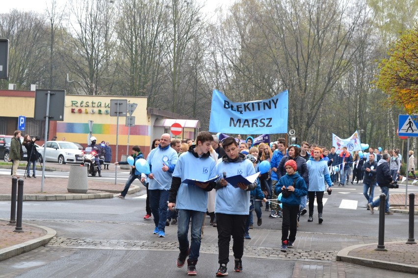 Sosnowiec: ulicami miasta przeszedł Błękitny Marsz [ZDJĘCIA]