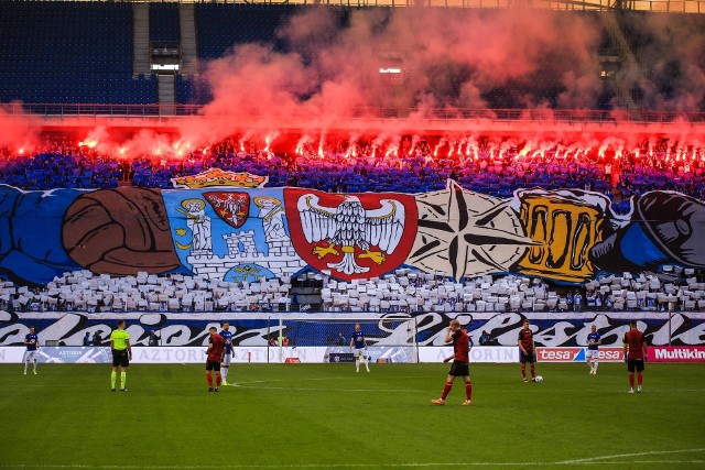 1. miejsce: Lech Poznań - Górnik Zabrze 28.112 widzów (PKO Ekstraklasa, wynik 0:1)