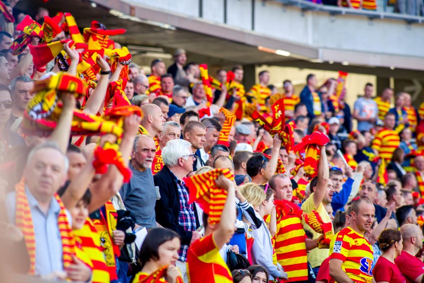 Jagiellonia Białystok - Legia Warszawa 6.05.2018. Kibice...