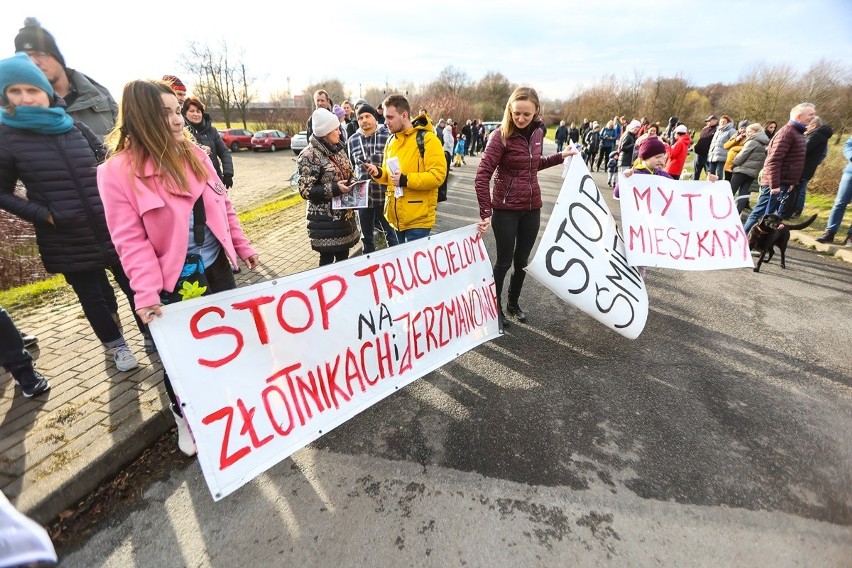 13 marca na Złotnikach odbył się protest mieszkańców....
