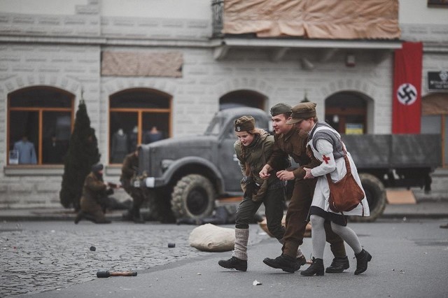 GRH Żandarmeria i łącki GOK przygotowali trzy inscenizacje historyczne