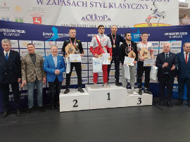 Kolejne medale KS Wschód. Złoto i brąz w mistrzostwach Polski juniorów w zapasach