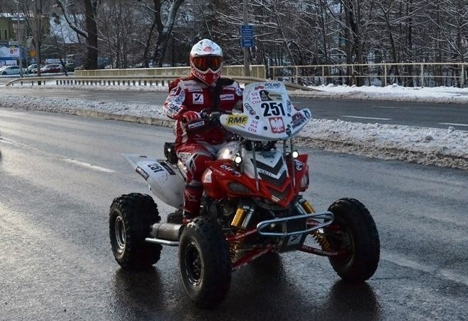 Rajd Dakar 2015: Rafał Sonik w Bielsku-Białej dziękował kibicom [ZDJĘCIA, WIDEO]