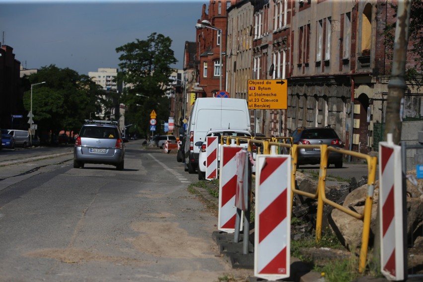 Remonty ulicy 3 Maja w Chorzowie....