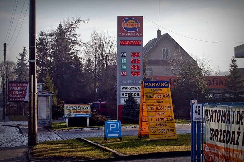 Stacja benzynowa Pieprzyk przy ul. Krzemienieckiej