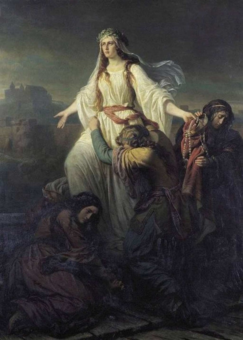 Maksymilian Piotrowski, Śmierć Wandy, 1859