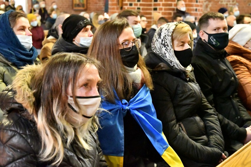 Mieszkańcy Wrocławia modlili się o pokój na Ukrainie.