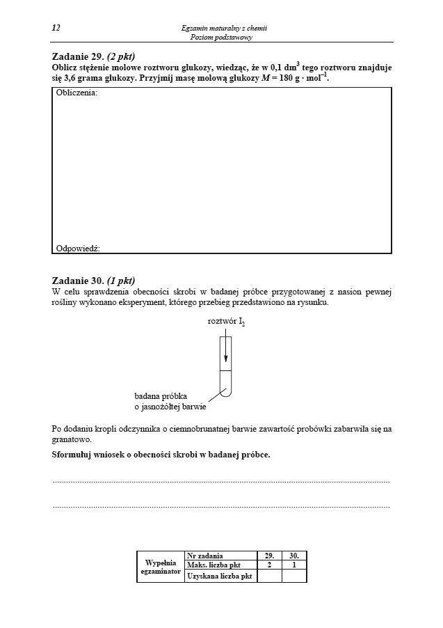 Matura 2014 chemia podstawowa i rozszerzona. Co było? (ODPOWIEDZI, PYTANIA, ZADANIA, ARKUSZ CKE)