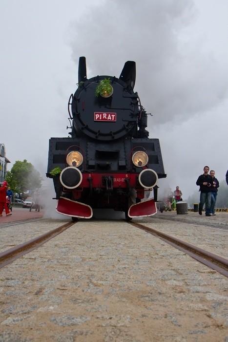 Dzień Dziecka z pociągiem Pirat w Kołobrzegu. "Stoi na stacji lokomotywa" [zdjęcia]