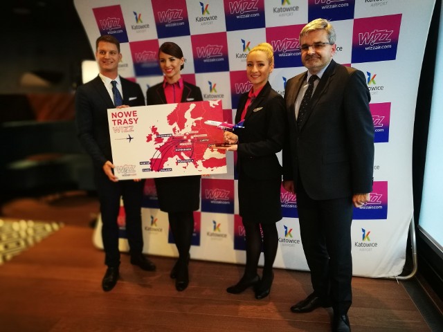 27 listopada 2017 Wizz Air ogłosił siedem nowych tras z Pyrzowic